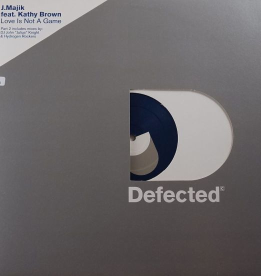 J. Majik feat. Kathy Brown - Julius Vocal Mix b/w Hydrogen Rockers Vocal - Defected 12"
