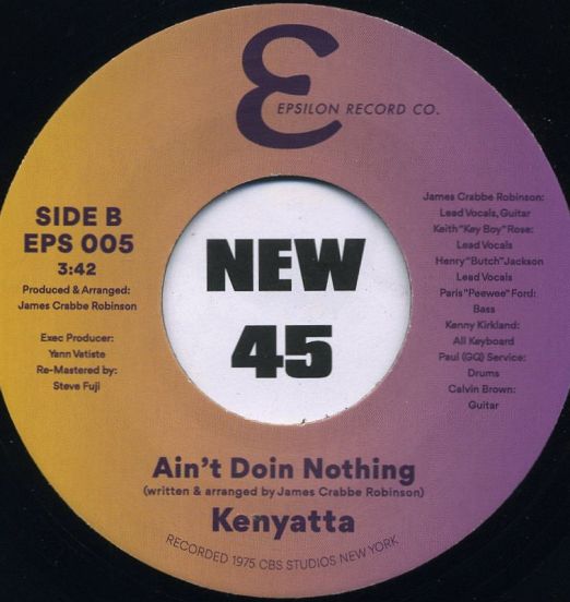 Kenyatta-Ain'tDoinNothingB