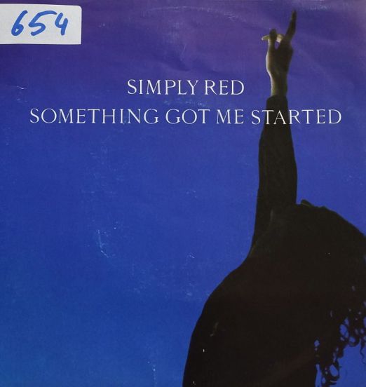 Simply Red - Something Got Me Started b/w A New Flame - EastWest FR 7"