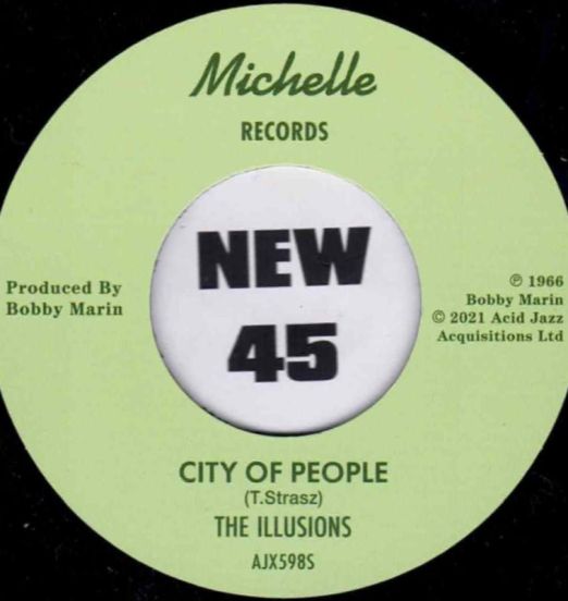 *PREORDER* The Illusions - City Of People b/w Wait Till The Summer - Acid Jazz UK 7"