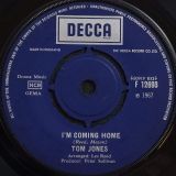 Tom Jones – The Lonely One b/w I’m Coming Home – Decca UK 7″
