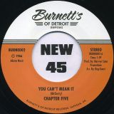 Chapter Five – You Can’t Mean It b/w Soul Survivors – My Man Is A Good Man – Burnett’s Of Detroit 7″