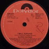 Gloria Gaynor – I Will Survive b/w Anybody Wanna Party? – Polydor 7″