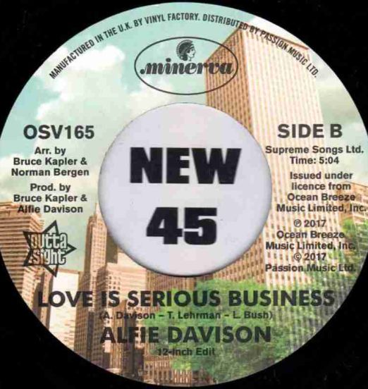 AlfieDavison-LoveIsSeriousBusinessB