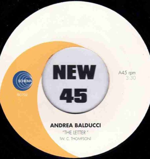 Andrea Balducci - The Letter b/w Big City - Schema 7"