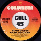 Benny Golson – The New Killer Joe b/w Walkin’ and Stalkin’ – CBS 7″