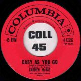 Carmen McRae with The Dave Brubeck Quartet – Take Five b/w Easy As You Go – Columbia 7″