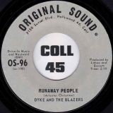 Dyke & The Blazers – Runaway People b/w I’m So All Alone – Original Sound 7″