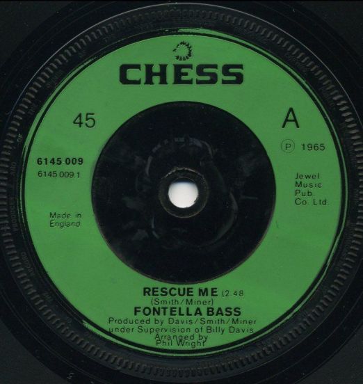 Fontella Bass - Rescue Me b/w Soul Of Man - Chess 7"