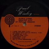 Gloria Lynne – Greatest Hits By Popular Demand – Paul Winley LP