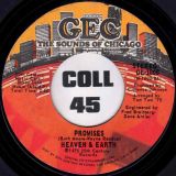 Heaven & Earth – Promises b&w I Can’t Seem To Forget You – Gec 7″