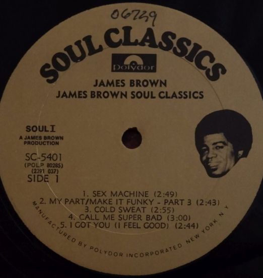 JamesBrown-SoulClassicsLabelA