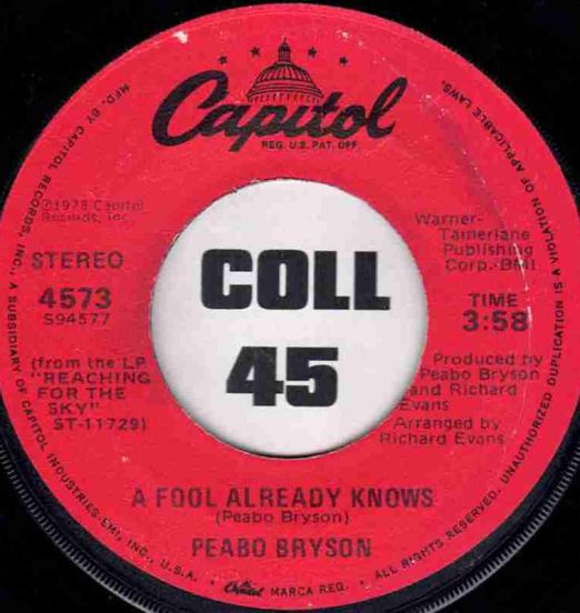 PeaboBryson-AFoolAlreadyKnowsB