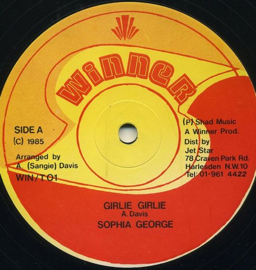 Sophia George - Girlie Girlie b/w Winner All Stars - Girl Rush - Winner UK 12"