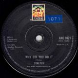 Stretch – Why Did You Do It b/w Write Me A Note – Anchor 7″