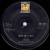 Stretch – Why Did You Do It b/w Write Me A Note – Anchor 7″