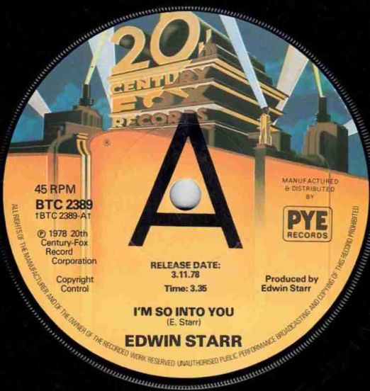 Edwin Starr- I'm So Into You b/w Don't Waste Your Time - 20th Century 7"