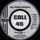 Fine Young Cannibals – Good Thing b/w Social Security – London GER 7″