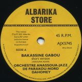 Orchestre Anassoua-Jazz De Parakou-Nord Dahomey – Bakassine Gabou b/w Moumouni Bassina Borou Fo – Acid Jazz 7″
