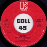 Queen – Another One Bites The Dust b/w Don’t Try Suicide – Elektra 7″