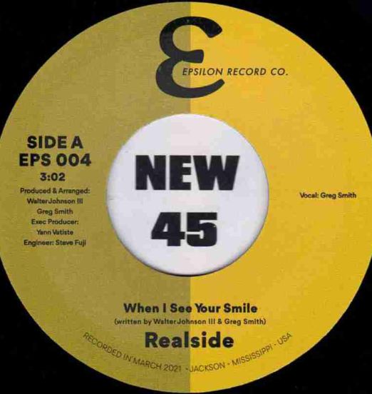 Realside - When I See Your Smile b/w When I See Your Smile (Extended Version) - Epsilon 7"