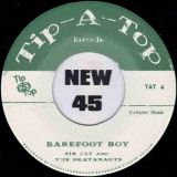 Johnnie Valutie With The Skatanauts – The Upshot b/w Sir Jay And The Skatanauts – Barefoot Boy – Tip-A-Top 7″