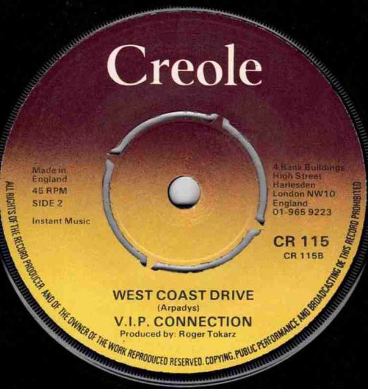V.I.P. Connection - West Coast Drive b/w Please Love Me Again - Creole 7"