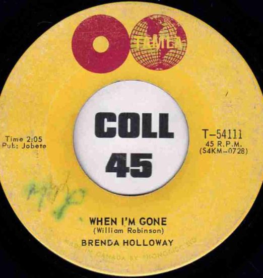 Brenda Holloway - When I'm Gone b/w I've Been Good To You - Tamla 7"