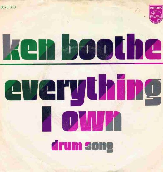 Ken Boothe - Everything I Own b/w Drum Song - Trojan NL 7"