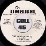 Les McCann – The Shout (Part1) b/w Part 2 – Limelight 7″