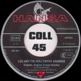 Lou And The Hollywood Bananas – Kingston, Kingston (French Version) b/w English Version – Hansa 7″