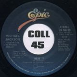 Michael Jackson – Beat It b/w Get On The Floor – Epic CAN 7″