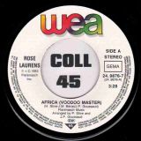Rose Laurens – Africa (Voodoo Master) b/w Broken Heart – WEA GER 7″