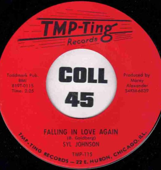 Syl Johnson - Falling In Love Again b/w I've Got To Get Over - TMP-Ting 7"