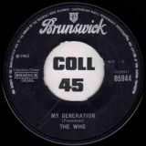 The Who – My Generation b/w Shout And Shimmy – Brunswick 7″
