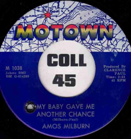 Amos Milburn - My Baby Gave Me Another Chance b/w I'll Make It Up To You Somehow - Motown 7"