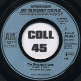 Arthur Baker And The Backbeat Disciples – The Message Is Love b/w Cupid Mix – A&M GER 7″