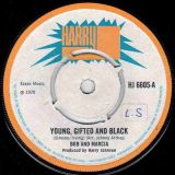 Bob And Marcia – Young, Gifted And Black b/w Version II – Harry 7″