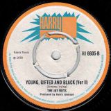 Bob And Marcia – Young, Gifted And Black b/w Version II – Harry 7″