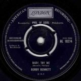 Bobby Bennett – Big New York b/w Baby, Try Me – London UK 7″