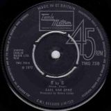 Earl Van Dyke – 6 By 6 b/w All For You – Tamla Motown UK 7″