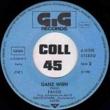Falco – Ganz Wien b/w Maschine Brennt – Gig GER 7″