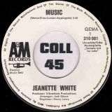 Jeanette White – Music b/w No Sunshine – A&M GER DJ 7″
