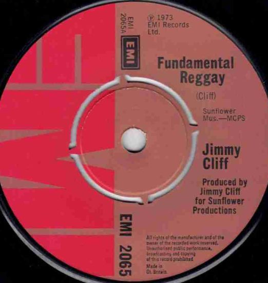 Jimmy Cliff - Fundamental Reggay b/w Money Version - Emi UK 7"
