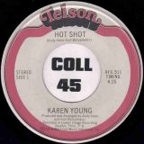 Karen Young – Hot Shot Long b/w Short – Telson CAN 7″