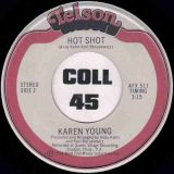 Karen Young – Hot Shot Long b/w Short – Telson CAN 7″