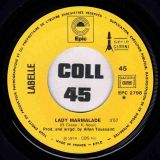 Labelle – Lady Marmalade b/w It Took A Long Time – Epic FR 7″