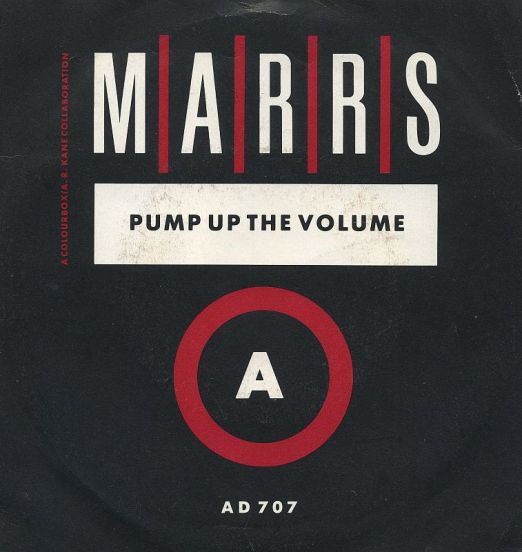 Marrs– Pump Up The Volume b/w Anitina (The First Time I See She Dance) – 4AD UK 7"″