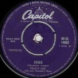 Peggy Lee – Fever b/w You Don’t Know – Capitol UK 7″