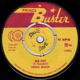 Prince Buster – Big Five b/w Musical College – Prince Buster UK 7″